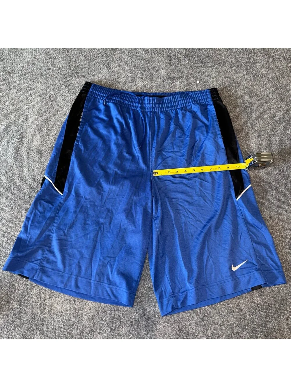 Nike Basketball Grail Blue Baggy Hoop Shorts Mens XL Vtg y2k 90s Rare